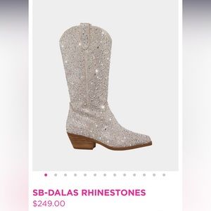 Selling Brand New Rhinestone Boots- in box( never worn)